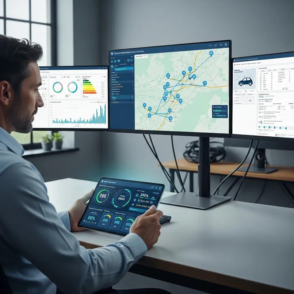Fleet manager utilizing technology for predictive maintenance and vehicle performance monitoring