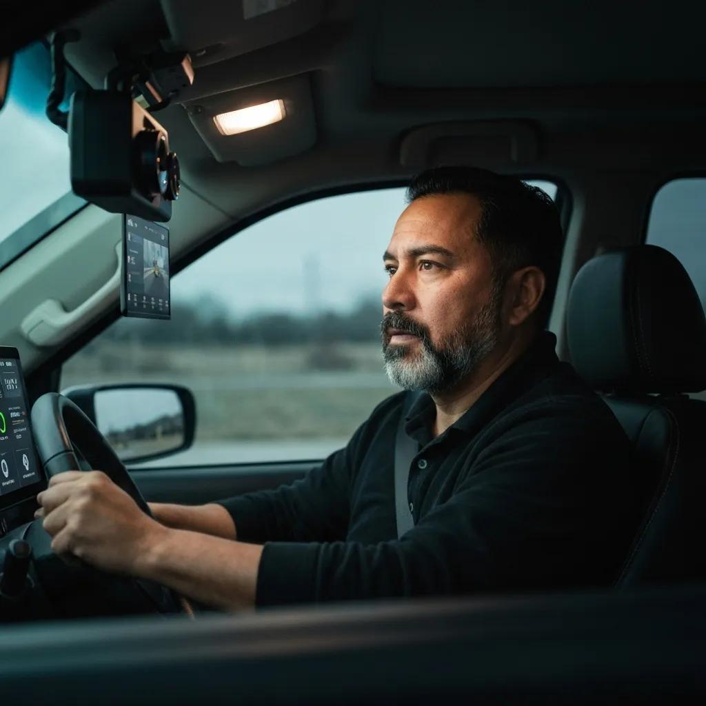 Driver receiving immediate feedback from an AI dash cam within a fleet vehicle