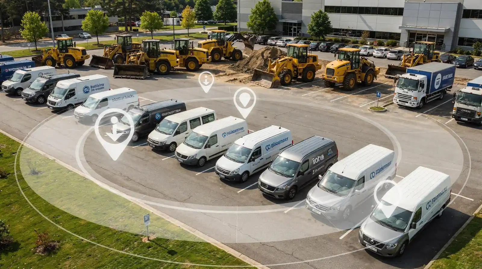 Geofencing lets companies set virtual boundaries and receive instant alerts for unauthorized equipment movement.; Fleet