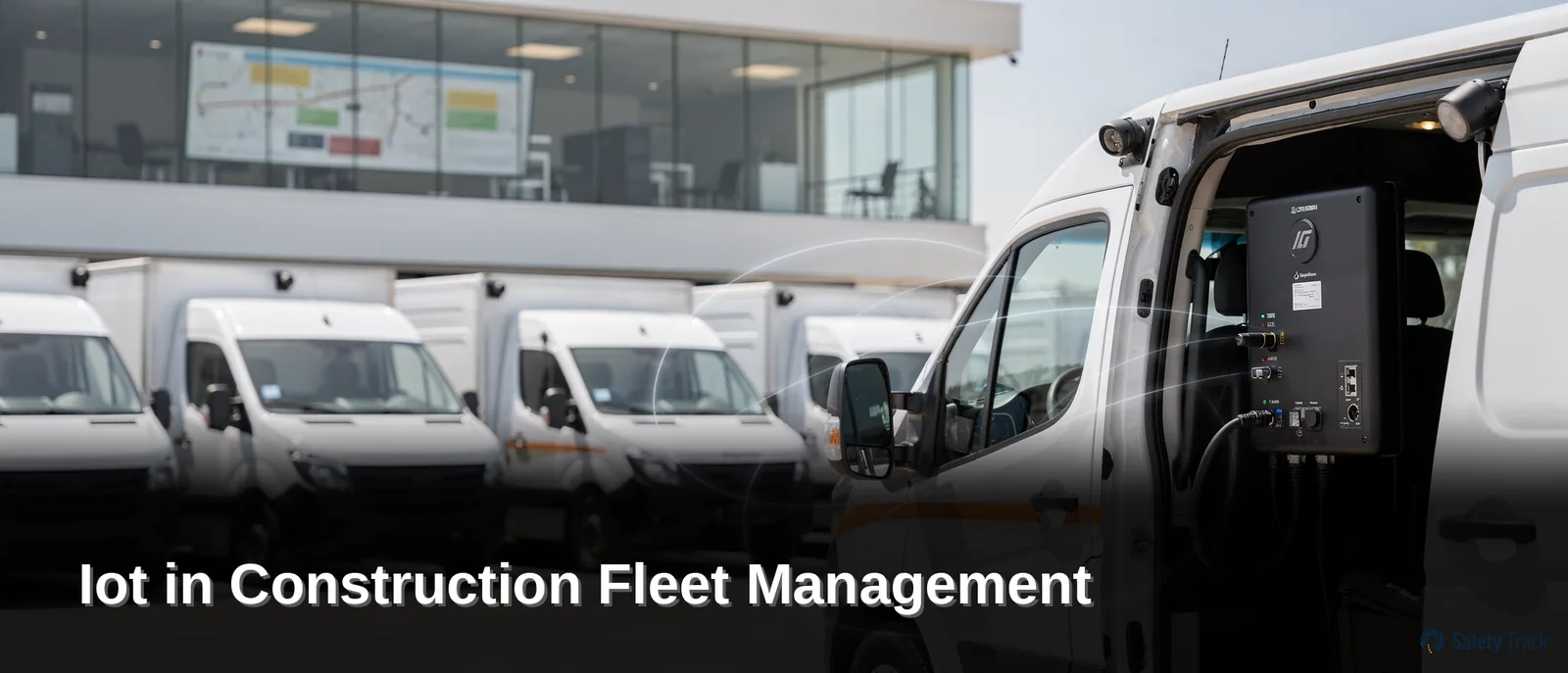 IoT connects devices so fleet managers can monitor and control assets remotely, forming the foundation